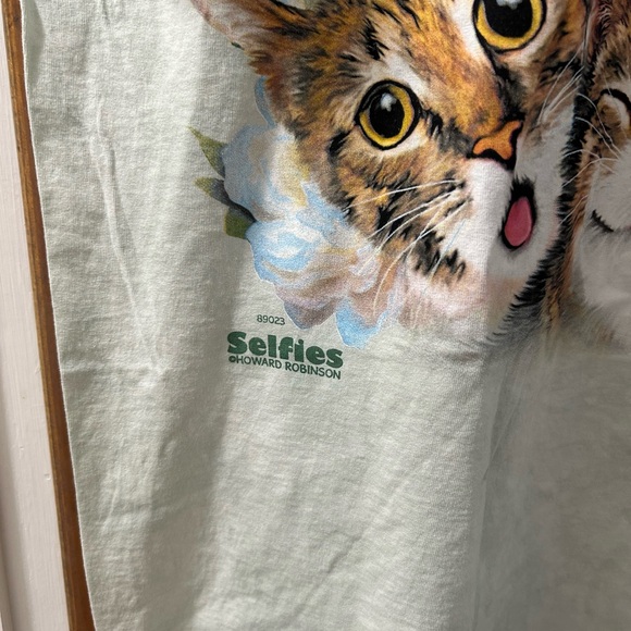 The Mountain Playful Cats Tee - Light Green - Picture 3 of 5